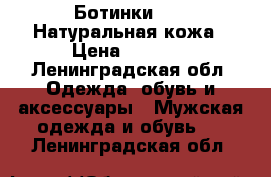 Ботинки,cat. Натуральная кожа › Цена ­ 1 700 - Ленинградская обл. Одежда, обувь и аксессуары » Мужская одежда и обувь   . Ленинградская обл.